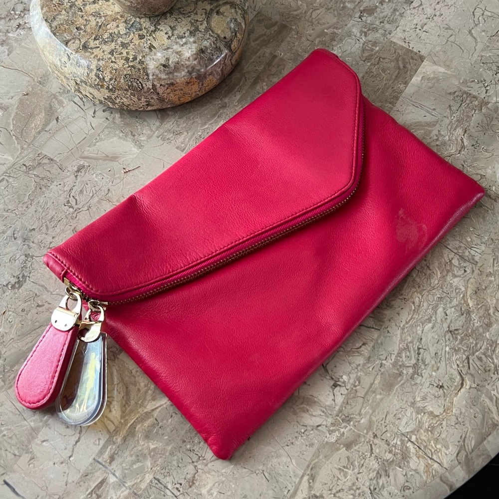 Henri Bendel Pink Clutch Bag